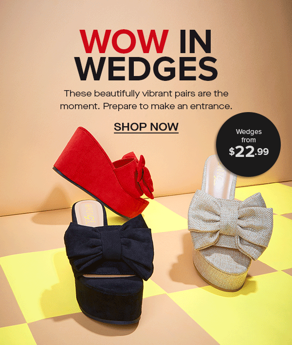 WOW IN WEDGES