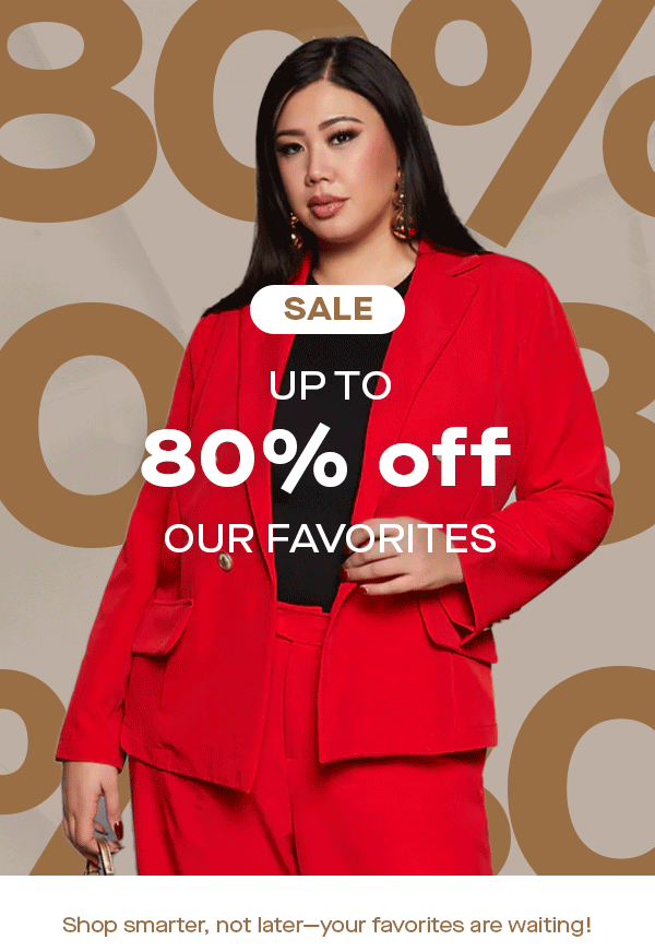 SALE UP TO 80% OFF