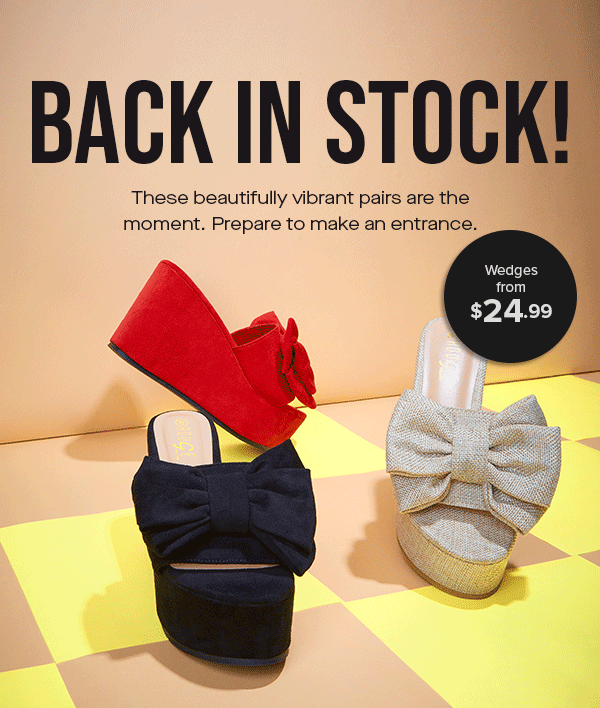 BACK IN STOCK!