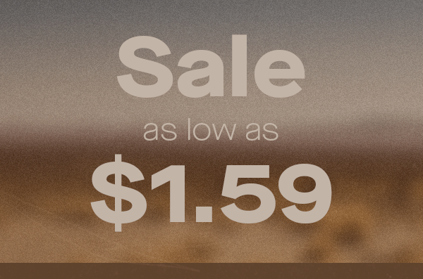 Sale as low as $1.59