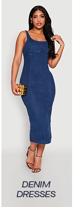 DENIM DRESSES