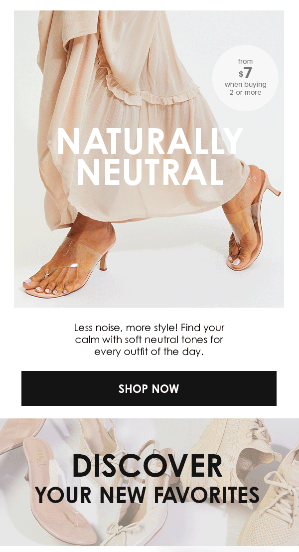 NATURALLY NEUTRAL SHOP NOW