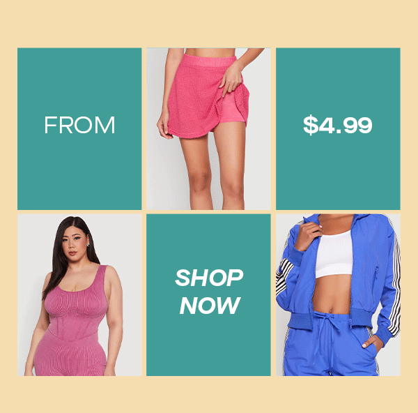 FROM $4.99 SHOP NOW