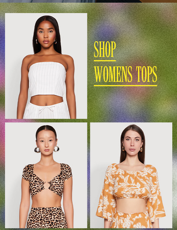SHOP WOMENS TOPS