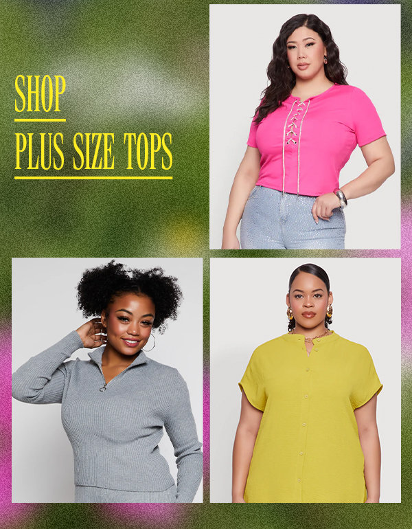 SHOP PLUS SIZE TOPS