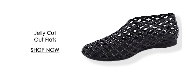 Jelly Cut Out Flats