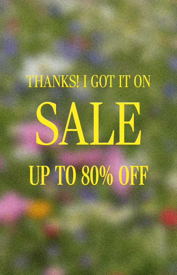 THANKS! I GOT IT ON SALE UP TO 80% OFF