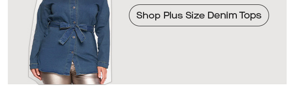 Shop Plus Size Denim Tops