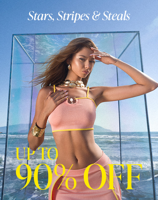 STARS, STRIPES & STEALS UP TO 90% OFF