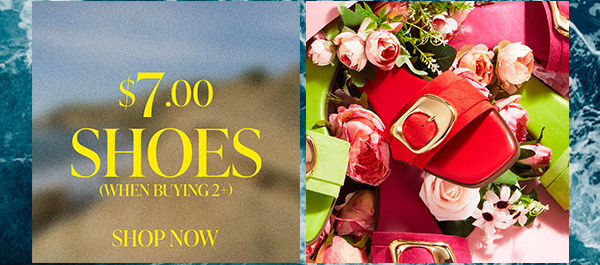 $7.00 SHOES (WHEN BUYING 2+) SHOP NOW