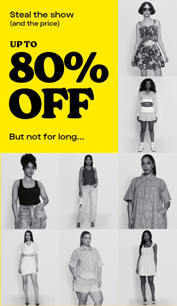 UP TO 80% OFF