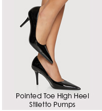 Pointed Toe High Heel Stiletto Pumps