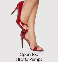 Open Toe Stiletto Pumps