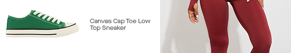 Canvas Cap Toe Low Top Sneakers