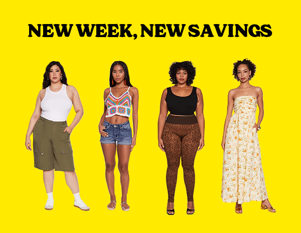 NEW WEEK, NEW SAVINGS