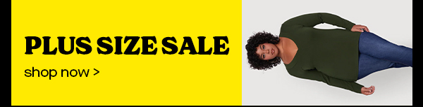 PLUS SIZE SALE SHOP NOW