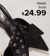 Metallic Grommet Pointy Toe Stiletto Mules