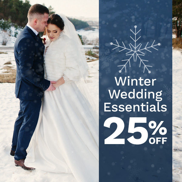 Magical Winter Wedding Essentials 25% Off With Code: ORCHARDS3