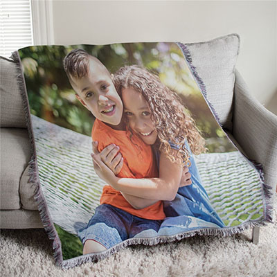 Personalized Photo 50x60 Afghan Throw