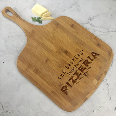 Engraved World Famous Pizzeria Pizza Board