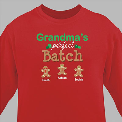 Personalized Perfect Batch Gingerbread Sweatshirt