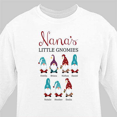 Personalized Little Gnomies Sweatshirt