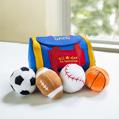 Embroidered Any Name All Star In Training Sports Bag