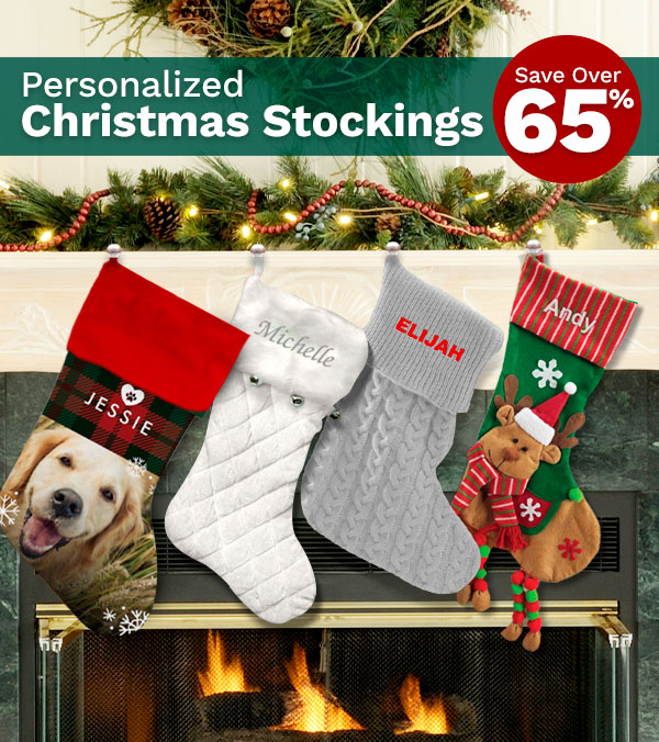 Save Over 65% on Personalized Stockings – No Code Needed!