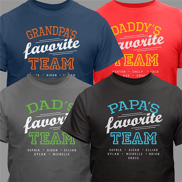 Personalized Favorite Team T-Shirt