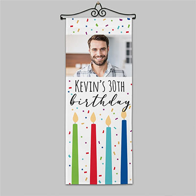 Personalized Birthday Confetti Wall Hanging