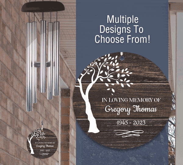 $39.99 Personalized Wind Chime With Code: WIND39HS