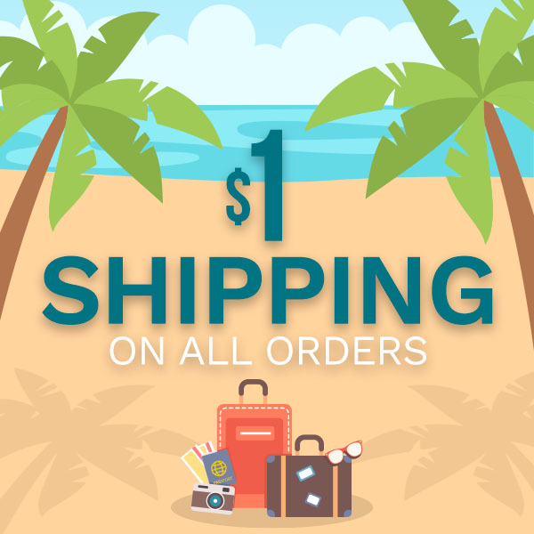 $1 Shipping on All Orders With Code: SHIP1HS