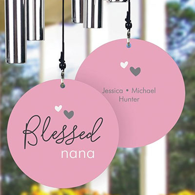 Personalized Blessed Wind Chime