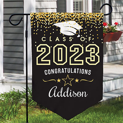 Personalized Class of Pennant Garden Flag