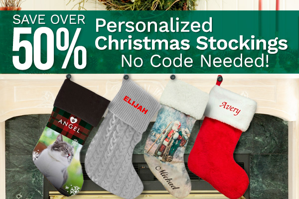 CUSTOM CHRISTMAS STOCKINGS 50% Off