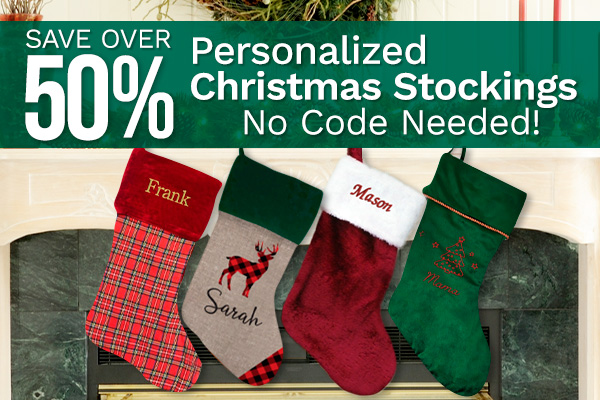 Save Over 50% On Christmas Stockings