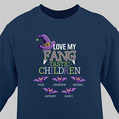 Personalized Fang-Tastic Sweatshirt