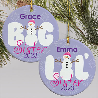 Sister Christmas Ornament