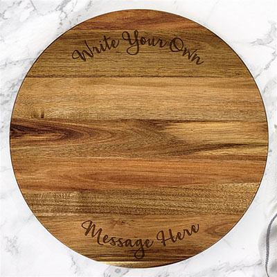 Engraved Write Your Own Lazy Susan