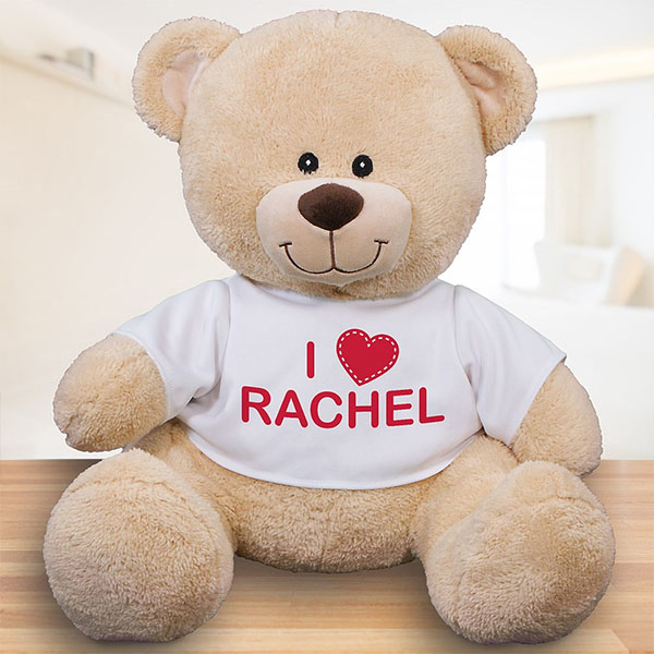 Personalized I Heart Teddy Bear