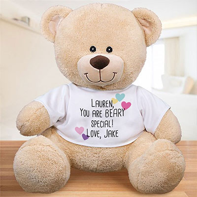 Personalized Custom Message Teddy Bear