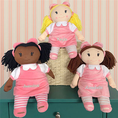 Embroidered Little Darlings Plush Dolly