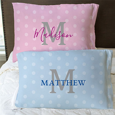 Personalized Initial Pillowcase