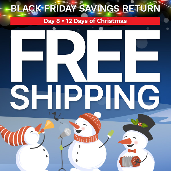 12 Days of Christmas – Day 8 Free Shipping With Code: DAY8LT