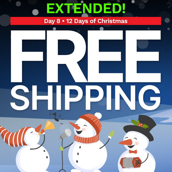 12 Days of Christmas – Day 8 Free Shipping With Code: DAY8LT