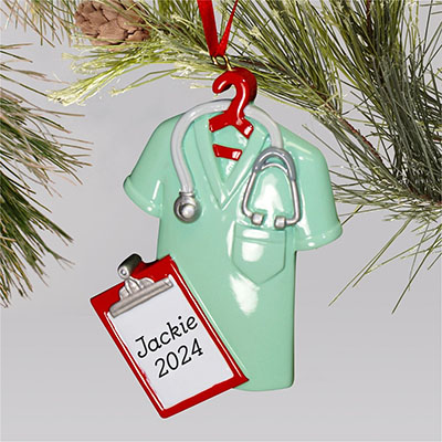 Lab Coat Holiday Ornament