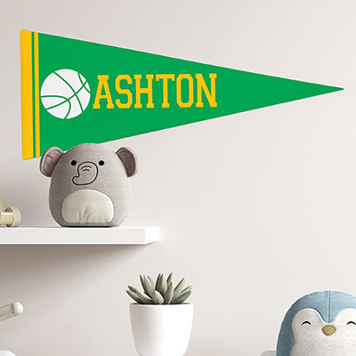 Personalized Sports Icon Pennant