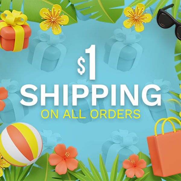 $1 Economy U.S. Shipping on All Orders With Code: SHIP1FT