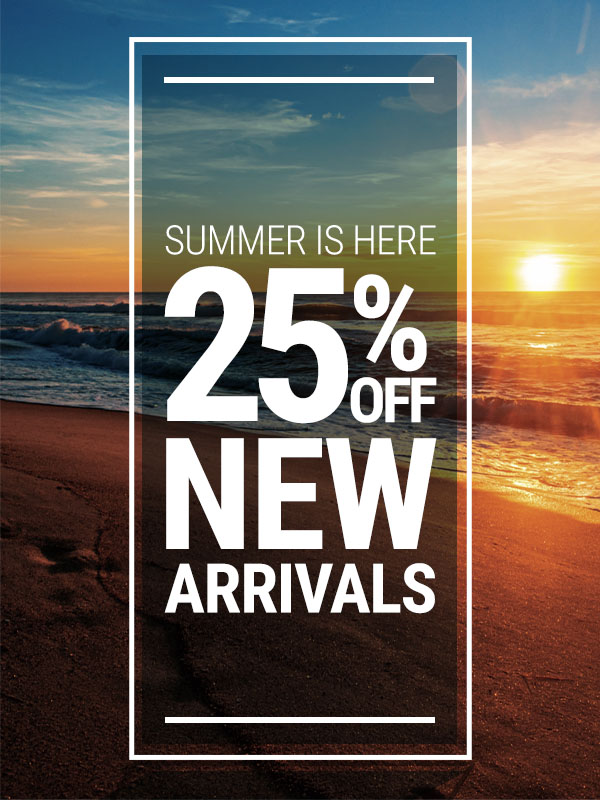 25% Off New Arrivals With Code: NEW25FT