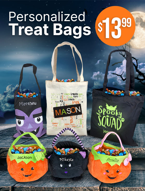 $13.99 Personalized Treat Bags – No Code Needed!